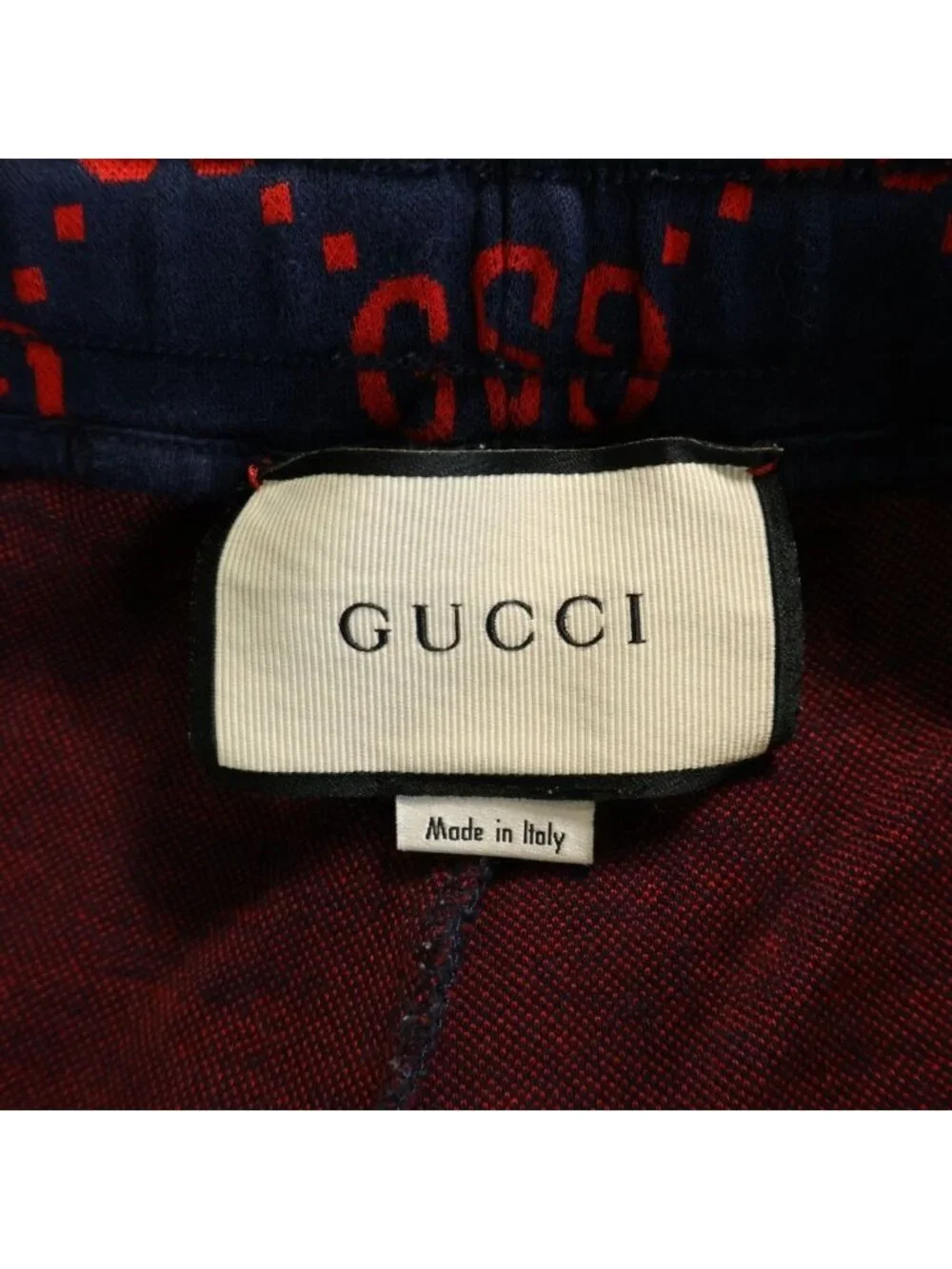 Gucci Jacquard Sweatpants GG All Over Print Navy